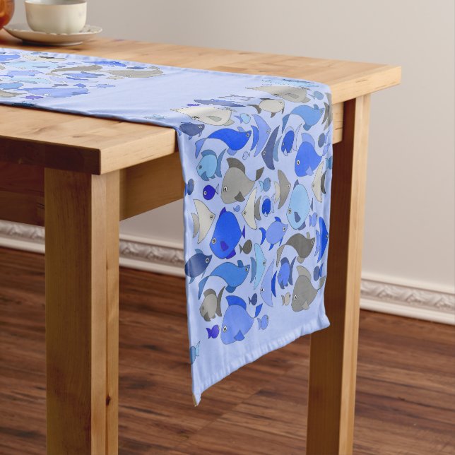 Camino De Mesa Corto Pescado plateado (In Situ)