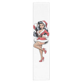 Camino De Mesa Corto Pinup Santa Babe