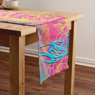 Camino De Mesa Corto PIRÓN - fractal decorativo moderno -