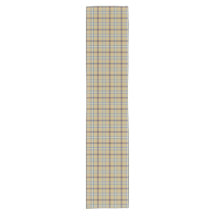 Plaid Tan y Azul Wedgewood