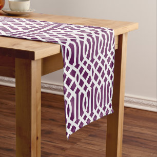 Camino De Mesa Corto Plum Purple Trellis