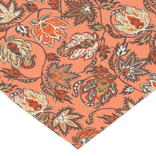 Camino De Mesa Corto Protea Batik Floral Tropical Hawaiana
