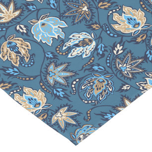 Camino De Mesa Corto Protea Batik Floral Tropical Hawaiana