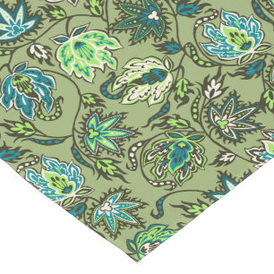 Camino De Mesa Corto Protea Batik Floral Tropical Hawaiano