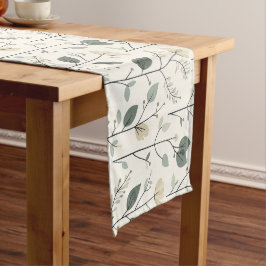 Camino De Mesa Corto Ramas de Serenity Scandinavian Table Runner