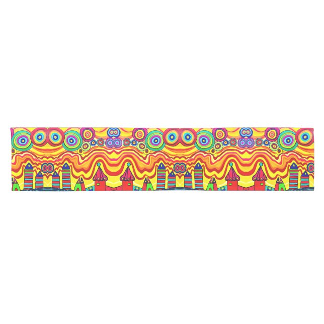 Camino De Mesa Corto Recuerdos de Russia Table Runner (Horizontal)