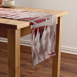 Camino De Mesa Corto Renos 3D y personas en las aldeas