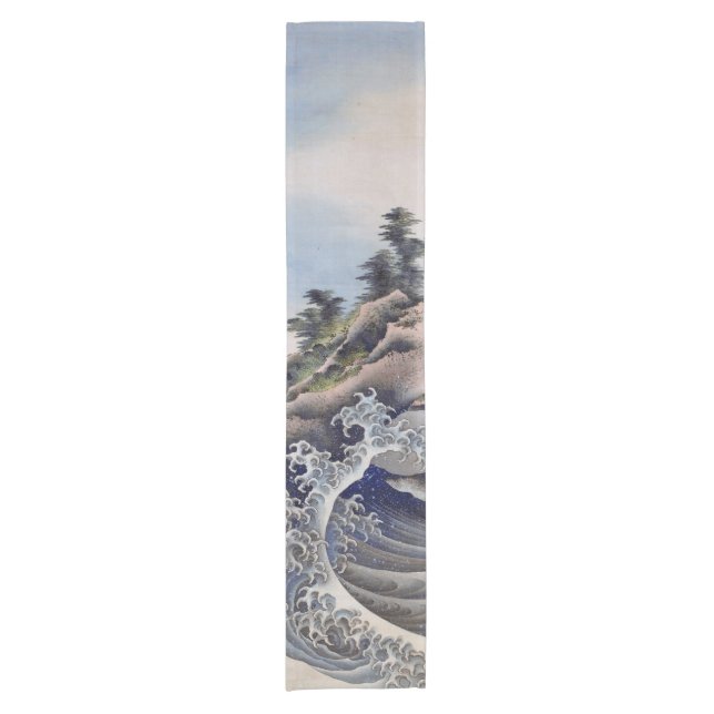 Camino De Mesa Corto Rompiendo olas, Hokusai (Anverso)