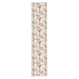 Camino De Mesa Corto Rosas de Shabby Chic Vintage