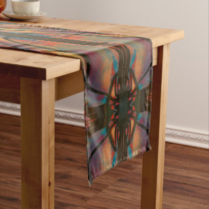 Camino De Mesa Corto Sombras Bailarinas Del Patrón Del Rey Escorpión