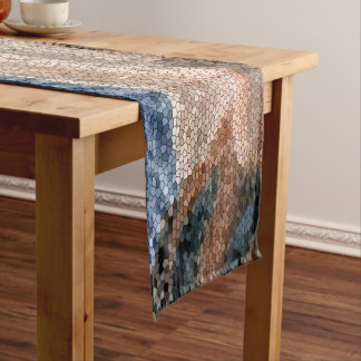 Camino De Mesa Corto Southwest Abstract Mosaic Natural Landscape Runner