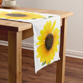 Camino De Mesa Corto Sunny Sunflower Table Runner
