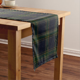 Camino De Mesa Corto Tartan Plaid Verde Perenne Heritage | Invierno de 