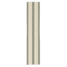 Verde Salvia y Olivo Botánico Raya Elegante 2'*4'