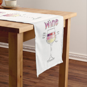 CAMINO DE MESA CORTO VINO, MÁS VINO, AÚN MÁS VINO