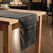 Vintage Halloween Lace Hand Drake Black & Tan