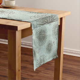 Camino De Mesa Corto Vintage Sea Shanty | Ephemera de la brújula Steamp