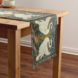 Camino De Mesa Corto Walter Crane Swan, Rush E Iris Art Nouveau