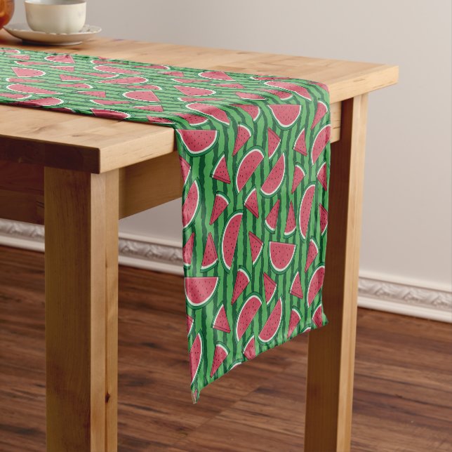 Camino De Mesa Corto Watermelon Table Runner (In Situ)