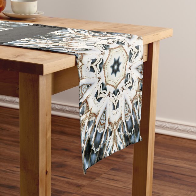 Camino De Mesa Corto Web de nieve (In Situ)