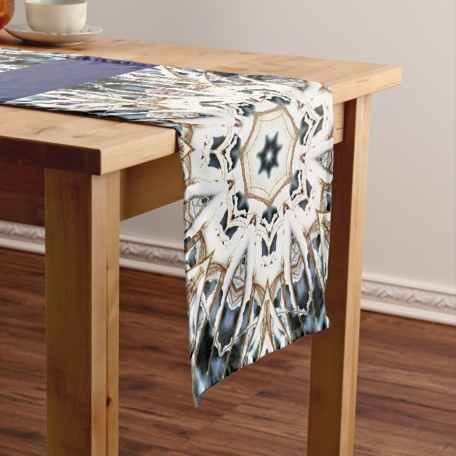 Camino De Mesa Corto Web de nieve (In Situ)