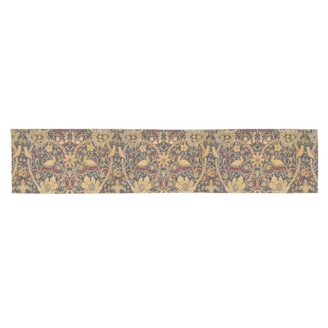 Camino De Mesa Corto William Morris Bullerswood Faux Tapestry (Horizontal)