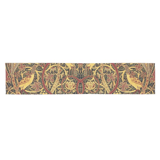 Camino De Mesa Corto William Morris Bullerswood Faux Tapestry (Horizontal)
