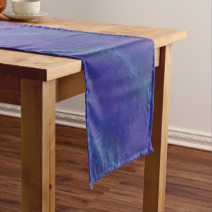 Camino De Mesa Largo Aceptación Medallones Blue Indigo Violet Boho