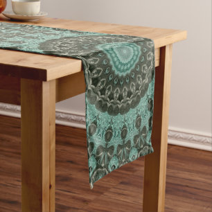 Camino De Mesa Largo Antiqued Emerald and Turquoise Medallion