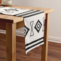 Azteca Blanco Y Negro