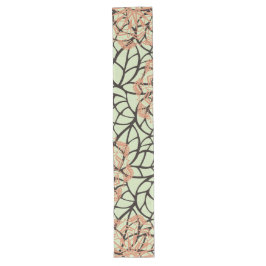 Camino De Mesa Largo Balanced Beauty: Leaf and Half-Mandala Table Runne