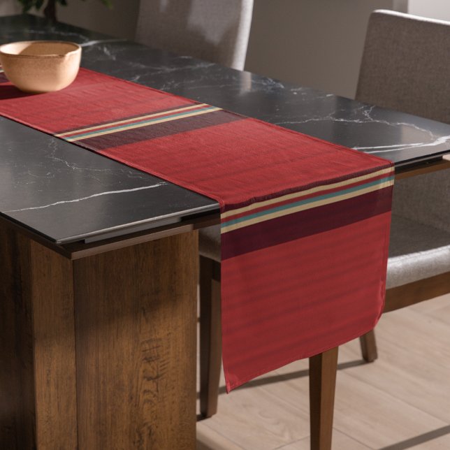 Camino De Mesa Largo Banda de tonos marrones (table runner)