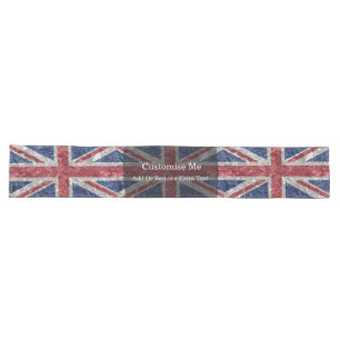 Camino De Mesa Largo Bandera de Union Jack - arrugada