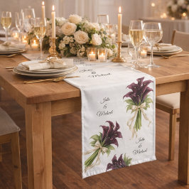 Camino De Mesa Largo Calla Lillies Wreath Wedding Decor Newlyweds