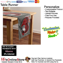 Camino De Mesa Largo Cardilla Carbón Mágica Corredor Lino Hogar