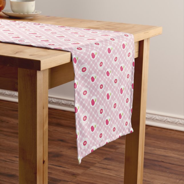 Camino De Mesa Largo Cherry Picnic Table Runner (In Situ)