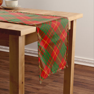 Camino De Mesa Largo Clan Cameron Tartan