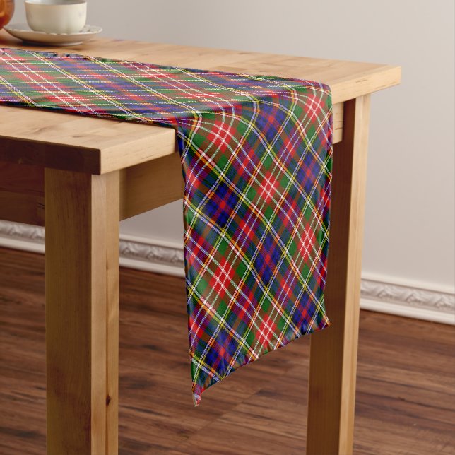 Camino De Mesa Largo Clan Christie Tartan (In Situ)