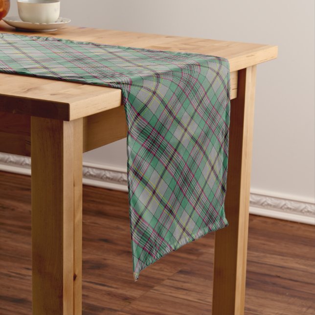 Camino De Mesa Largo Clan Craig Tartan Table Runner (In Situ)