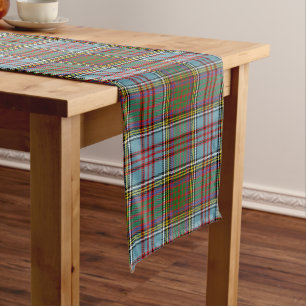 Camino De Mesa Largo Clan escocés Anderson Tartan Plaid