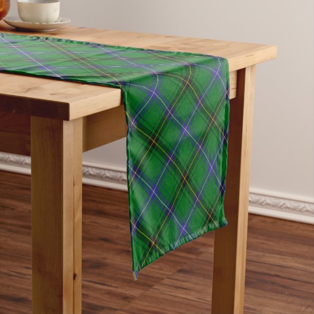 Camino De Mesa Largo Clan Henderson Tartan (In Situ)