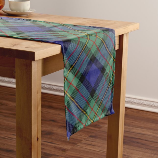 Camino De Mesa Largo Clan MacLaren Tartan (In Situ)