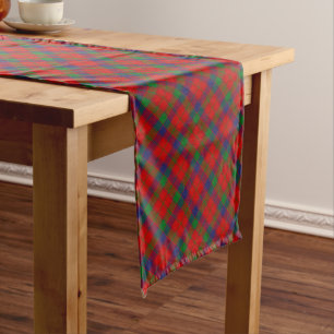 Camino De Mesa Largo Clan Robertson Tartan