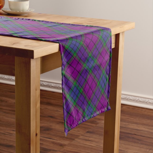 Camino De Mesa Largo Clan Wardlaw Tartan (In Situ)