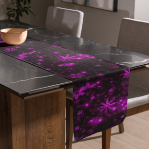 Camino De Mesa Largo Corredor de mesa Bkgrd Proep Purple Deep Snowflake