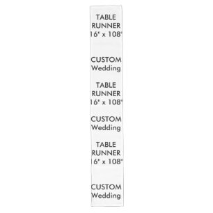 Camino De Mesa Largo Ejecutor de tabla Personalizado boda de 16" x 108"