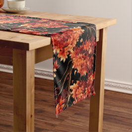 Camino De Mesa Largo Gráfico de patrón sin foco del árbol de arce de ca