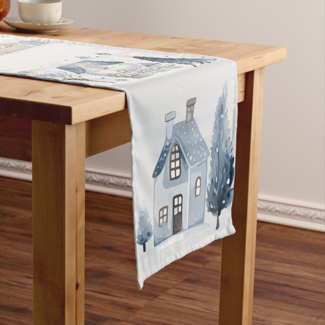 Camino De Mesa Largo Hogares de Navidades de la Tierra del Invierno Cum (In Situ)