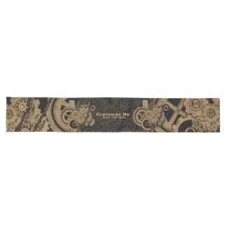 Camino De Mesa Largo Maquinaria Steampunk (Brassy)