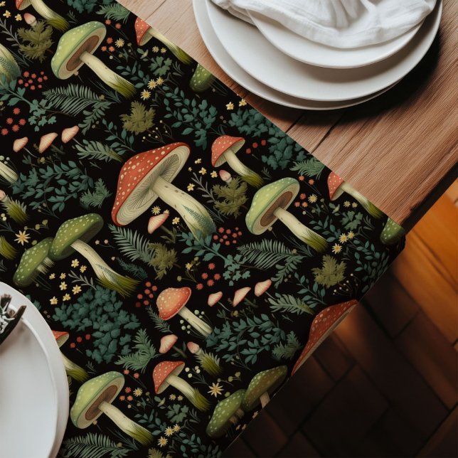Camino De Mesa Largo Nature-Inspired Table Runner Cozy Woodland Vibe (Nature-Inspired Table Runner Cozy Woodland Vibe)